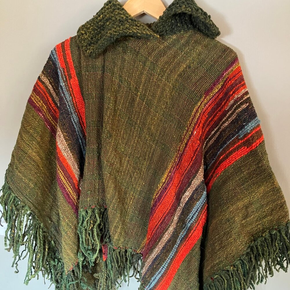 Ecuadorian Wool Poncho
